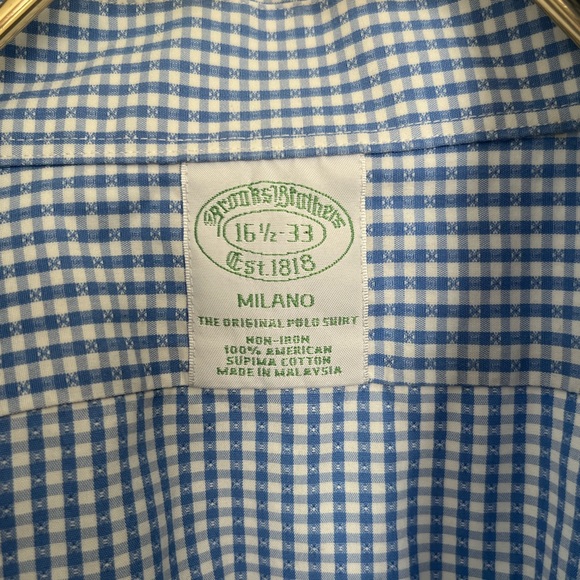 Men’s Brooks Brothers Shirt - size 16.5 33 - Picture 3 of 3